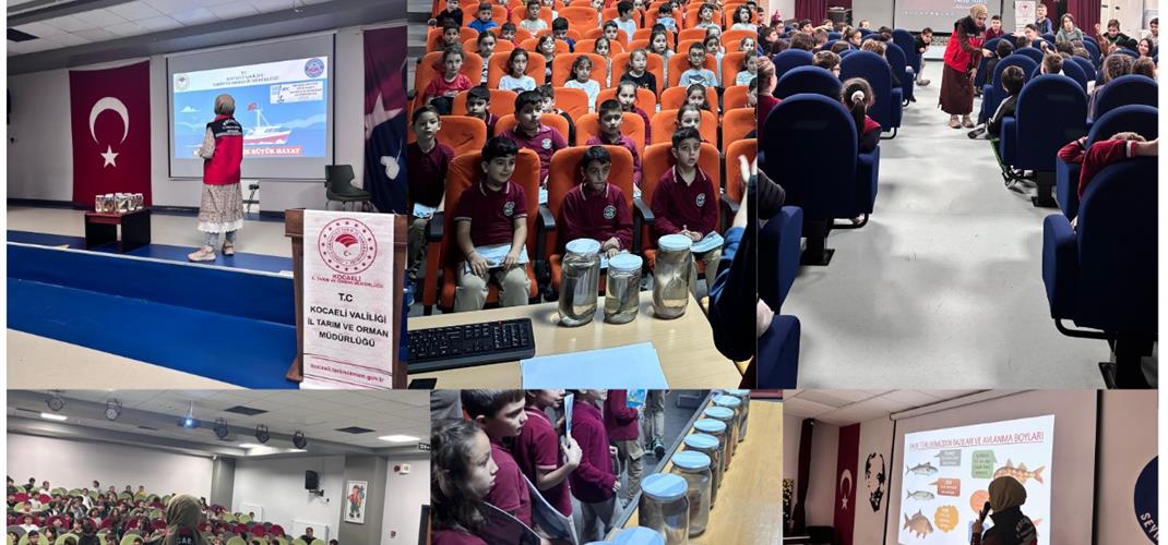 İlkokul  Öğrencilerine Su Ürünleri ve Çevre Bilinci Eğitimi Verildi